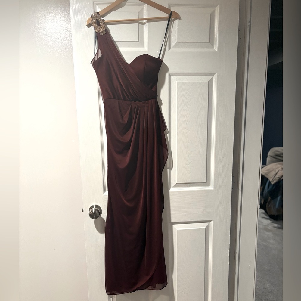 Camille LA Vie- burgundy long dress